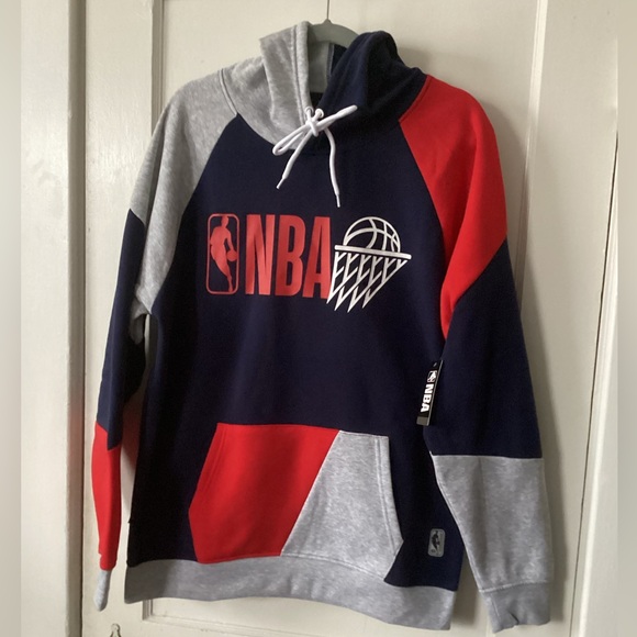 Authentic officially licensed NBA Intersection Navy Pullover Hoodie, L, NWT - Picture 2 of 8